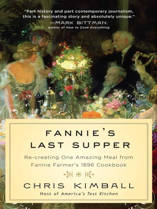 Title details for Fannie's Last Supper by Christopher Kimball - Wait list